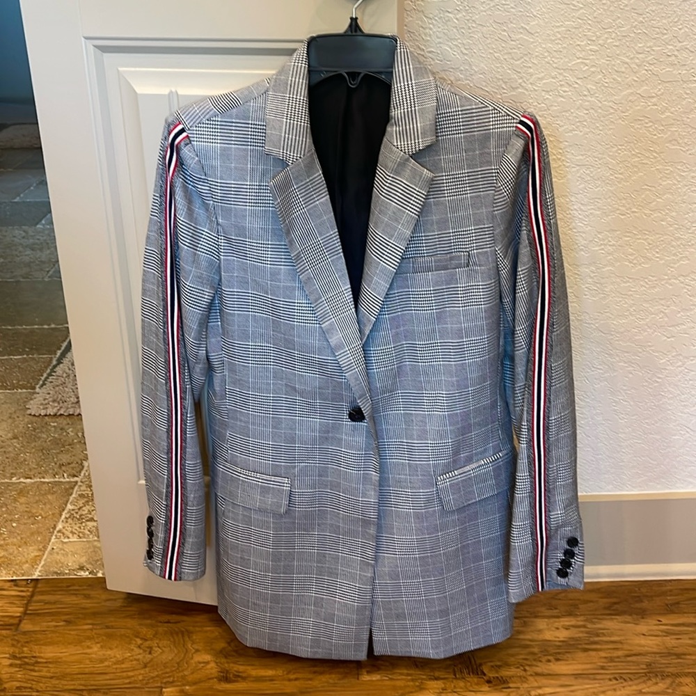 Women’s Plaid Blazer, Size M